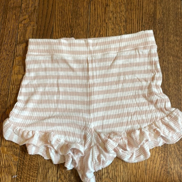 aerie PJ Shorts Striped High Waisted - Picture 1 of 2